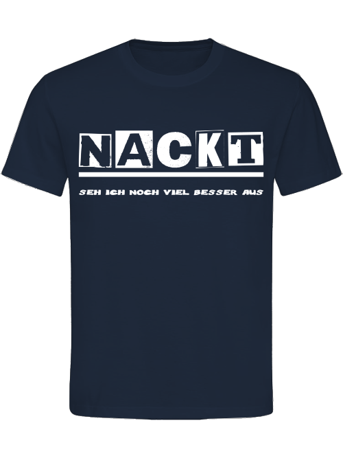 Nackt seh ich viel besser aus