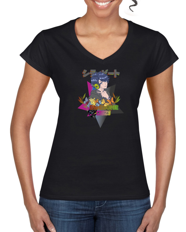 Anime V Neck Woman